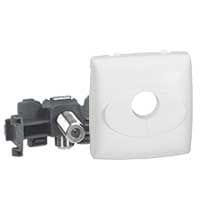 Planet Wattohm - Prise TV etoile male composable blanc