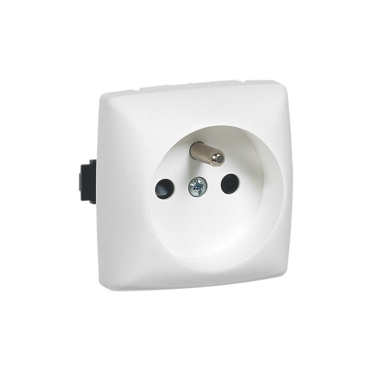 Planet Wattohm - Prise de courant 2P+T F/B- bornes auto - composable - blanc