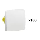 Planet Wattohm - Interrupteur ou VA-ET-VIENT Simple Composable blanc 150 colisage chantier