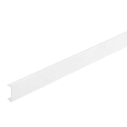 Couvercle largeur 45mm pour goulotte Logix45, colonne, colonnette - Blanc