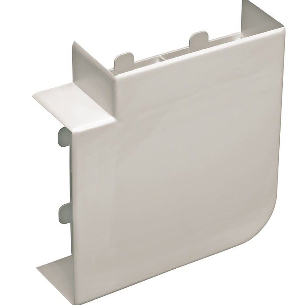 Planet Wattohm - Angle plat - Pour goulotte Logix et Logix ZH 130x50mm - Alumnic