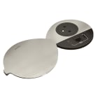 Planet Wattohm - Disq80 Incara 2P+T + USB A+C + RJ45 + cordon connecteur Wieland -couvercle noir