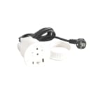 Planet Wattohm - Disq80 Incara 2P+T Schuko + USB A+C + RJ45 + cordon 2m fiche 2P+T - blanc