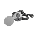 Planet Wattohm - Disq80 Incara 2P+T Schk + USB A+C + RJ45 + cordon 2m fiche 2P+T - couvercle noir