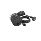Planet Wattohm - Disq80 Incara 2P+T Schk + USB A+C + sortie de câble + cord 2m fiche 2P+T - noir