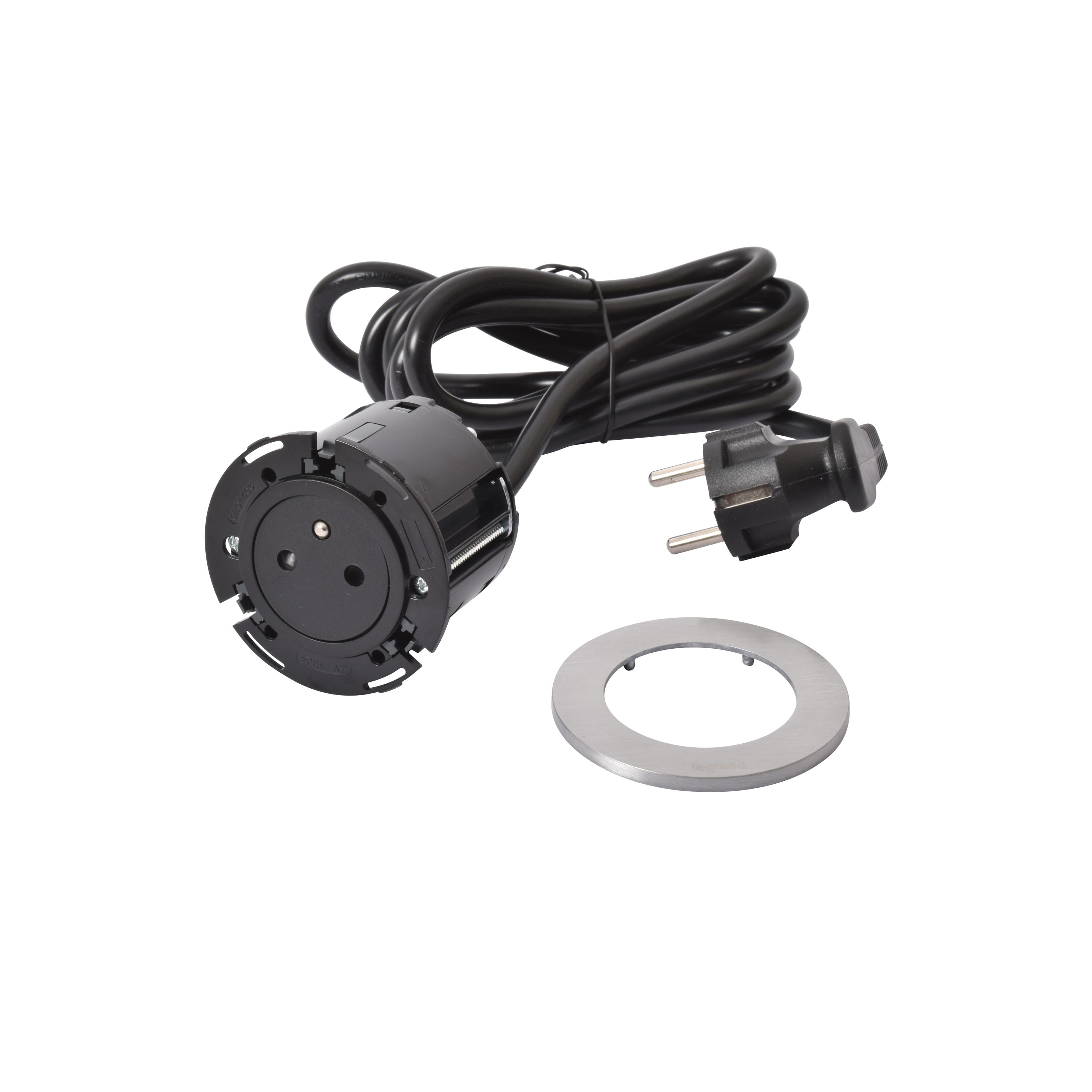 Planet Wattohm - Disq60 Incara 2P+T Surface et cordon avec fiche 2P+T - métal