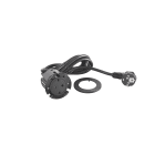 Planet Wattohm - Disq60 Incara 2P+T Schuko Surface et cordon 2m - noir