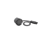 Planet Wattohm - Disq60 Incara 2P+T Schuko Surface et cordon 2m Wieland - noir