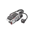 Planet Wattohm - Disq'In Incara 2 postes 2P+T + USB A+C - noir