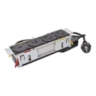 Planet Wattohm - Disq'In Incara 4 postes 2x2P+T + USB A+C + HDMI - noir