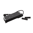 Planet Wattohm - Multilink Incara horizontal mobilier 2x2P+T + USB A+C +RJ45 + HDMI - noir