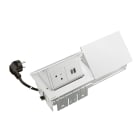 Planet Wattohm - Pop up Incara 2x2P+T Surface + 2 prises USB Type-A+C - 2x4 modules blanc