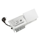 Planet Wattohm - Pop up Incara 2x2P+T Schuko + 2 prises USB Type-A+C - cord 2m - 4 modules blanc