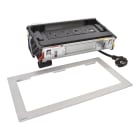 Planet Wattohm - Flip-up Incara 2x2P+T Surface + USB A+C +RJ45 + HDMI - 8 modules métal