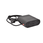 Planet Wattohm - Link'On Incara 4 prises 2P+T + 2 USB A+C et cordon 2P+T - noir