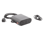 Planet Wattohm - Prise Link'On 4x2P+T Schk + 2 USB A+C - cord 0,5m Wieland & cord 2m HDMI - noir