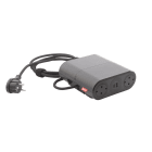 Planet Wattohm - Prise Link'On Incara 4x2P+T Schk + 2 USB A+C - cord 0,5m Wieland - noir