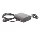 Planet Wattohm - Prise Link'On 4x2P+T BS + 2 USB A+C - cord 2,5m Wieland & cord 2m HDMI - noir