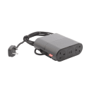 Planet Wattohm - Prise Link'On 4x2P+T BS + 2 USB A+C - cord 2,5m Wieland - noir