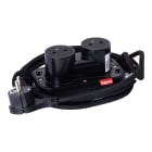 Planet Wattohm - Double prise 2P+T Surface Electr'On Incara 2 postes - noir