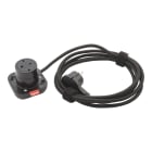 Planet Wattohm - Prise Electr'on 2P+T Schuko Incara 1 poste - cordon 2,5m - noir