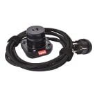 Planet Wattohm - Chargeur USB Type-A+C Electr'On Incara 1 poste - noir