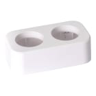 Planet Wattohm - Finition Electr'On Incara 2 postes - blanc