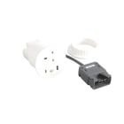 Planet Wattohm - Disq80 Incara 2P+T BS + USB A+C + RJ45 + cordon 2m fiche Intersoc - blanc