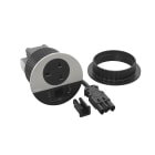 Planet Wattohm - Disq80 Incara 2P+T BS + USB A+C + sortie câble + cord 0,5m Wieland - metal