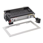 Planet Wattohm - Prise Flip-up 2x2P+T BS + prise USB Type-A+C - 8 mod - cordon 2m BS - métal
