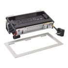 Planet Wattohm - Prise Flip-up 2P+T BS + USB A+C + RJ45 + HDMI - 8 mod - cordon 2m BS - métal