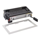 Planet Wattohm - Prise Flip-up 2x2P+T BS + prise USB Type-A+C - 8 mod - cord 0,5m Wieland - métal