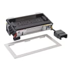 Planet Wattohm - Prise Flip-up 2x2P+T BS, prise USB Type-A+C - 8 mod - cordon 2m Intersoc - métal