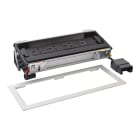 Planet Wattohm - Prise Flip-up 3x2P+T BS, prise USB Type-A+C - 12 mod - cord 2m Intersoc - métal