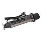 Planet Wattohm - Tower 60 Incara Ø60mm 3 prises 2P+T + 1 chargeur USB Type-A + Type-C