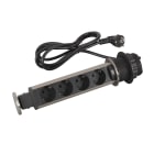 Planet Wattohm - Tower 60 Incara Ø60mm 4x2P+T Schuko - cordon 2m