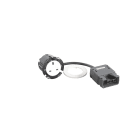 Planet Wattohm - Disq60 Incara Prise BS et cordon 2m Fiche Intersoc - blanc