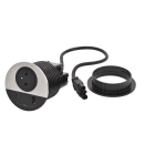 Planet Wattohm - Disq80 Incara metal prise f/b usb a+c cordon 0,5m avec fiche gst18