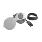 Planet Wattohm - Disq80 Incara couvercle prise sch usb a+c cordon 0,5m avec fiche gst18