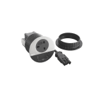 Planet Wattohm - Disq80 Incara metal prise bs usb a+c cordon 0,5m avec fiche gst18