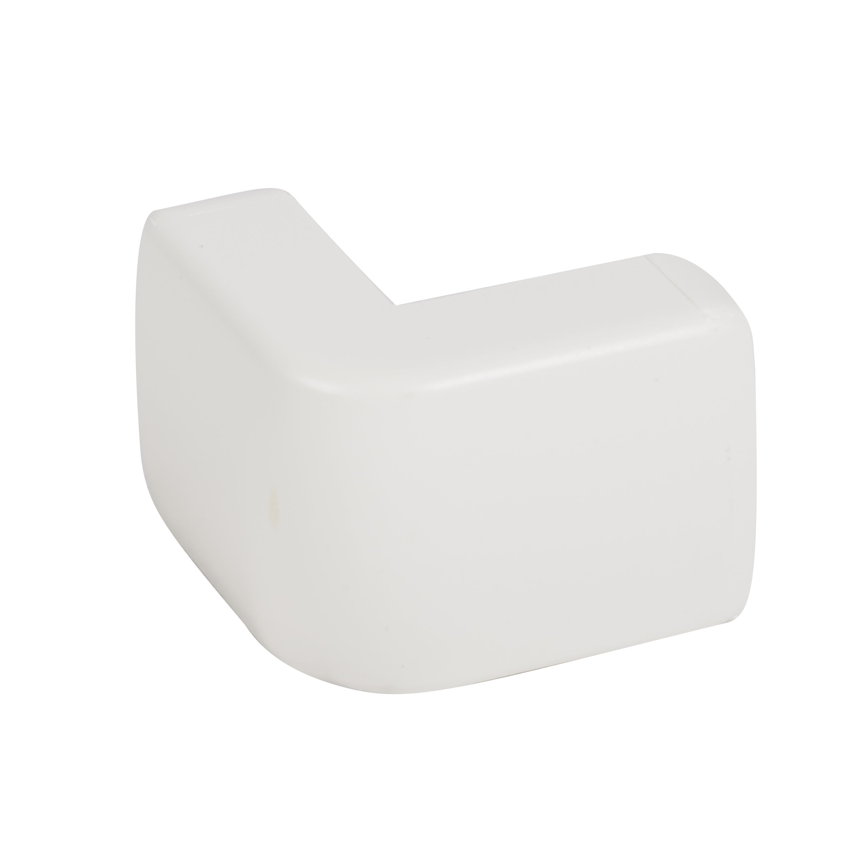 Planet Wattohm - Angle extérieur Variasouple pour moulure Keva 20mmx10mm - PVC Blanc Artic