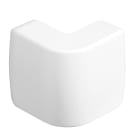 Planet Wattohm - Angle intérieur Variasouple +ou-7° pour moulure Keva 22mmx12mm -PVC Blanc Artic