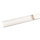Moulure Keva 50mmx15mm - Fond+couvercle-2 compartiments-Longueur 2m-Blanc Artic