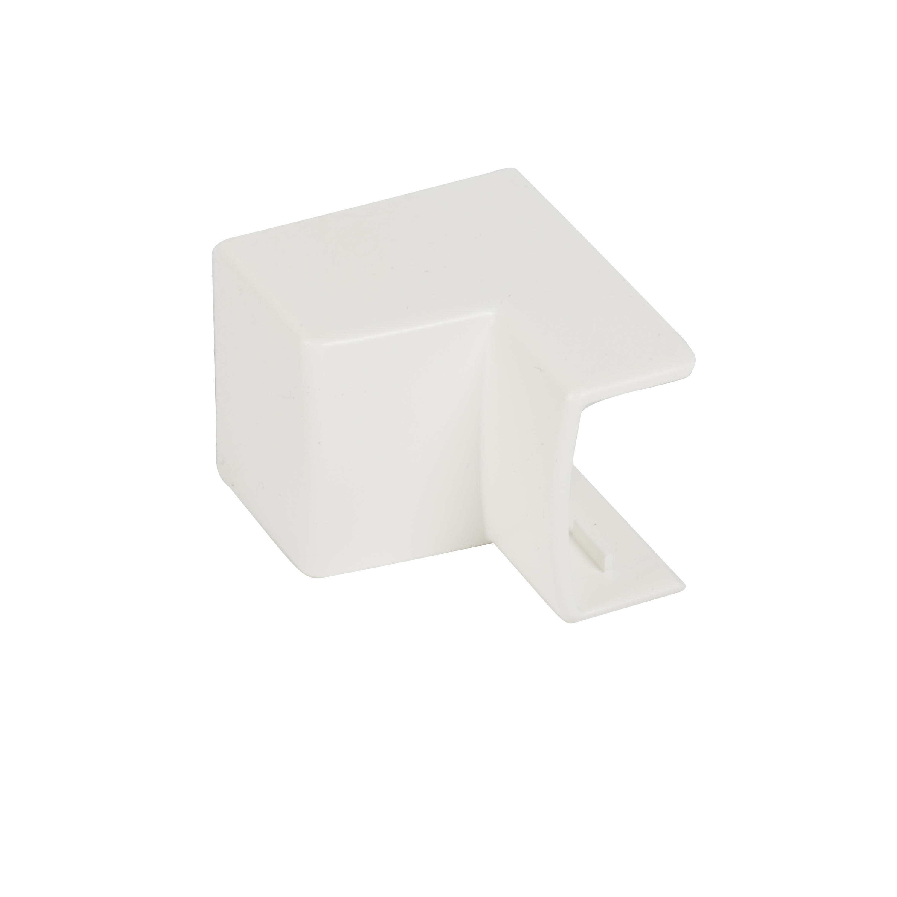 Planet Wattohm - Té de dérivation 3D -pour moulure Keva 22mmx12mm - PVC Blanc Artic