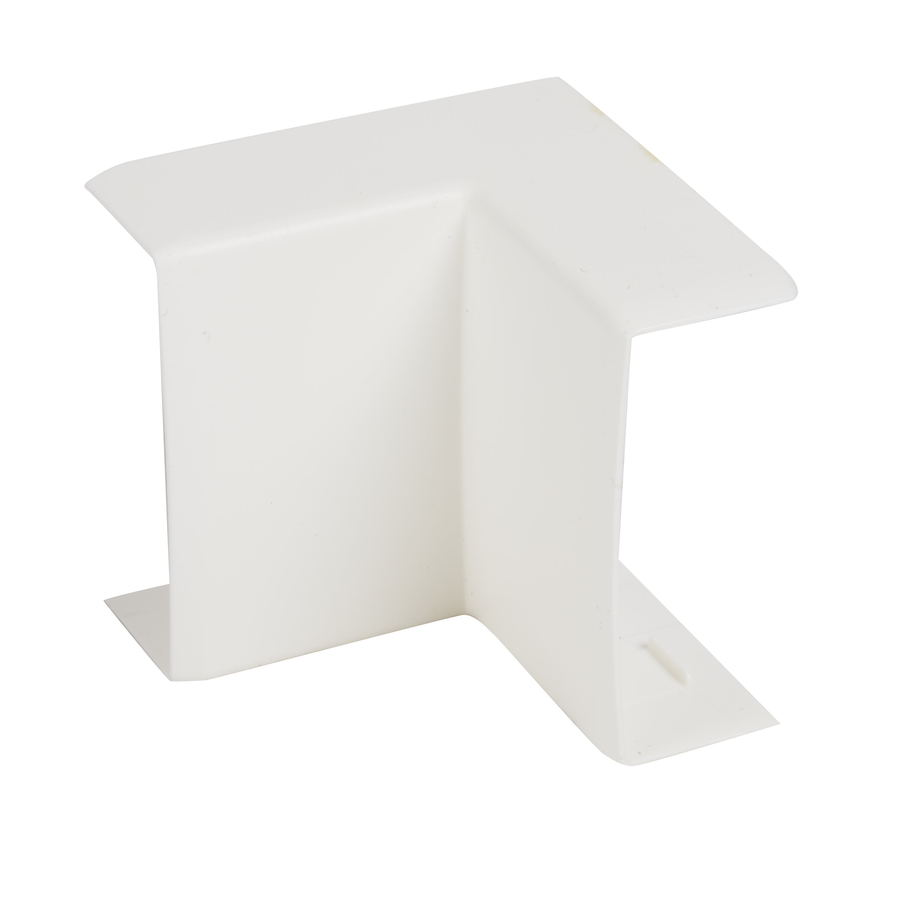 Planet Wattohm - Té de dérivation 3D -pour moulure Keva 50mmx20mm et 50mmx15mm - PVC Blanc Artic