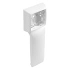 Planet Wattohm - Cadre simple Appareillage Saillie Legrand - Pour plinthe Keva 80x20mm - Blanc