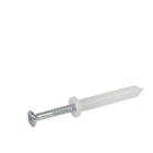 Planet Wattohm - Cheville à frapper - Ø6mm - Longueur 35mm -Pour moulures Keva et goulottes Logix