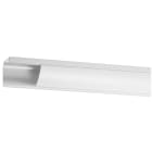 Planet Wattohm - Corniche Keva 80mmx80mm-Fond+couvercle-1 compartiment-Longueur 2,40m-Blanc Artic