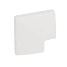 Planet Wattohm - Angle plat B - Pour plinthe Keva LED System 40mmx12,5mm - PVC Blanc Artic