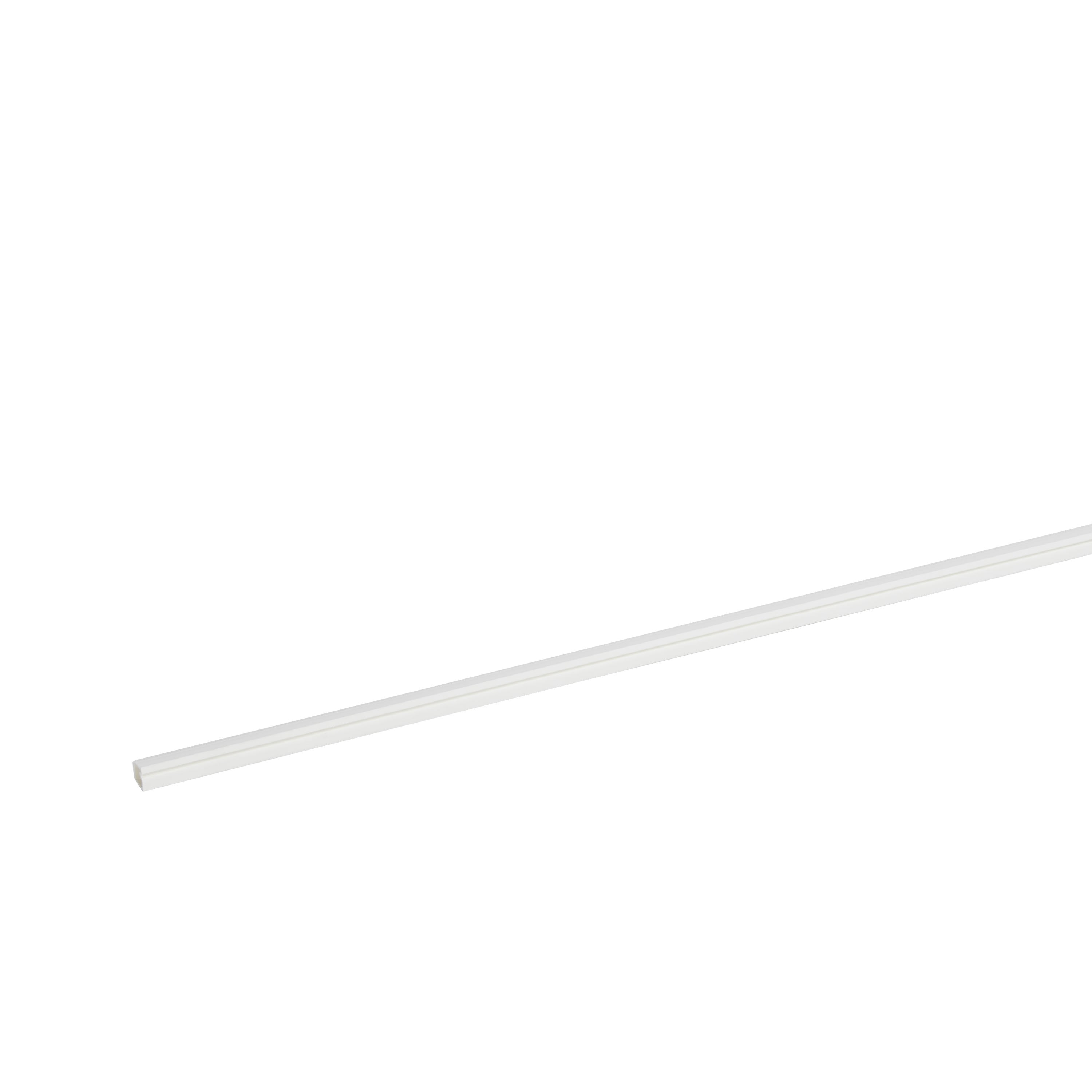 Planet Wattohm - Goulotte distribution Viadis 10x10mm-Fond+couvercle-1 compartiment-Longueur 2m